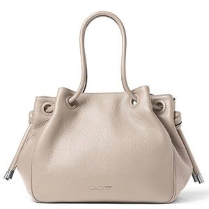 Michael Kors Dalia Large Shoulder Tote in Cement